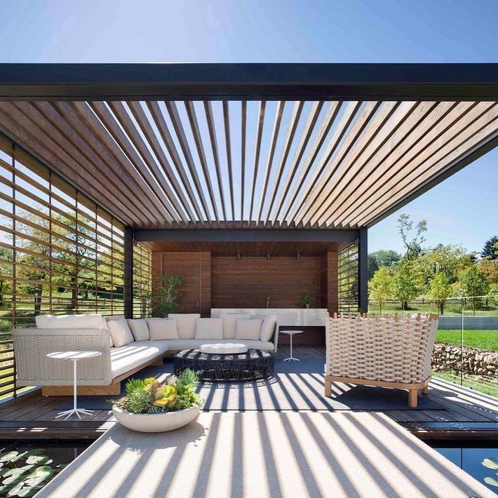 Zamonaviy dizayn - veranda