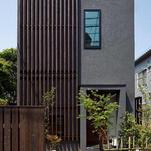 Minimalistik kompozit fasadli uy