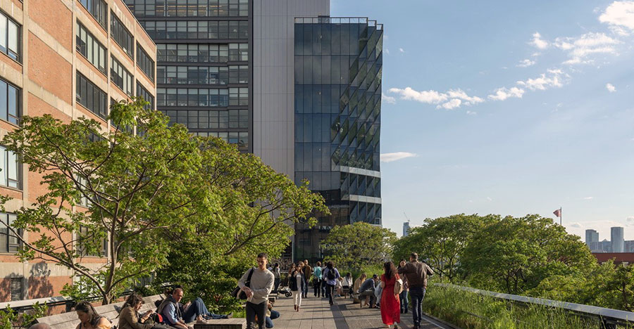 Ofis binolari uchun zamonaviy oynali fasad