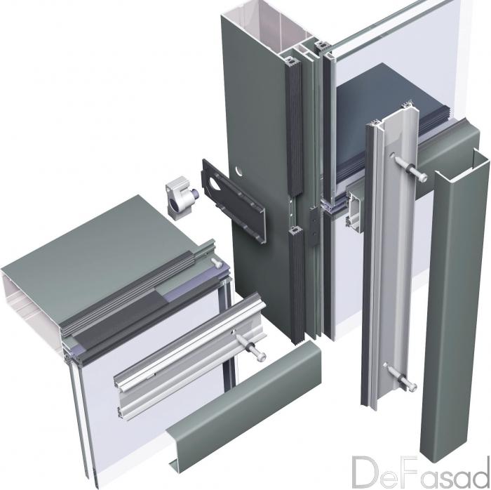 DeFasad oynali fasad tizimi
