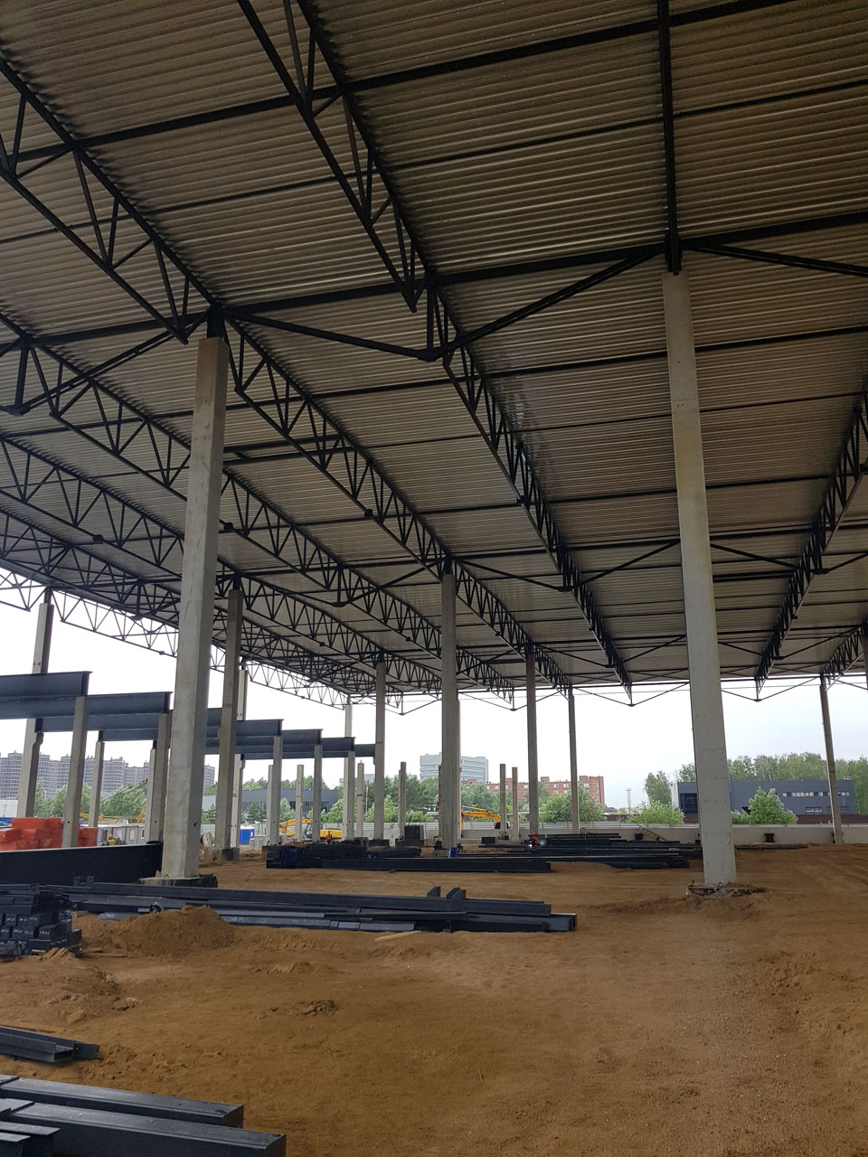 Angar metall konstruksiyasi